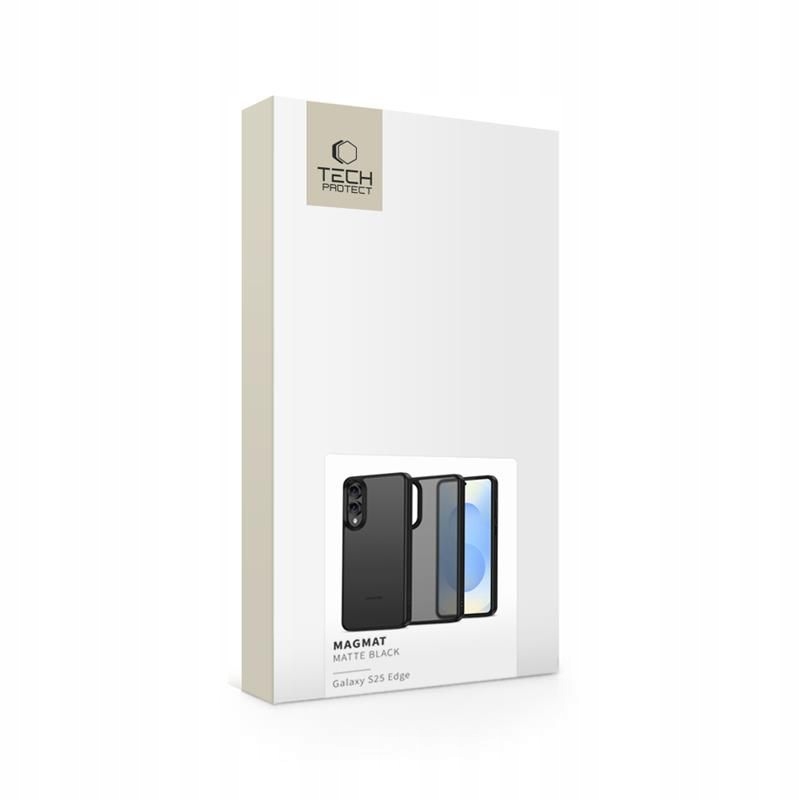 Tech- Protect Magmat Galaxy S25 Edge Matte Black Tech- Protect