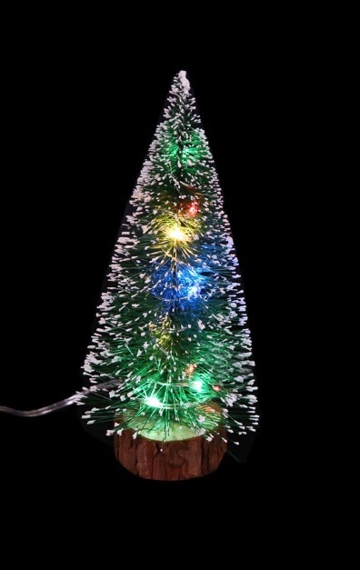 30 CM Mini Choinka LED MULTIKOLOR Figurka Stroik Stan opakowania oryginalne