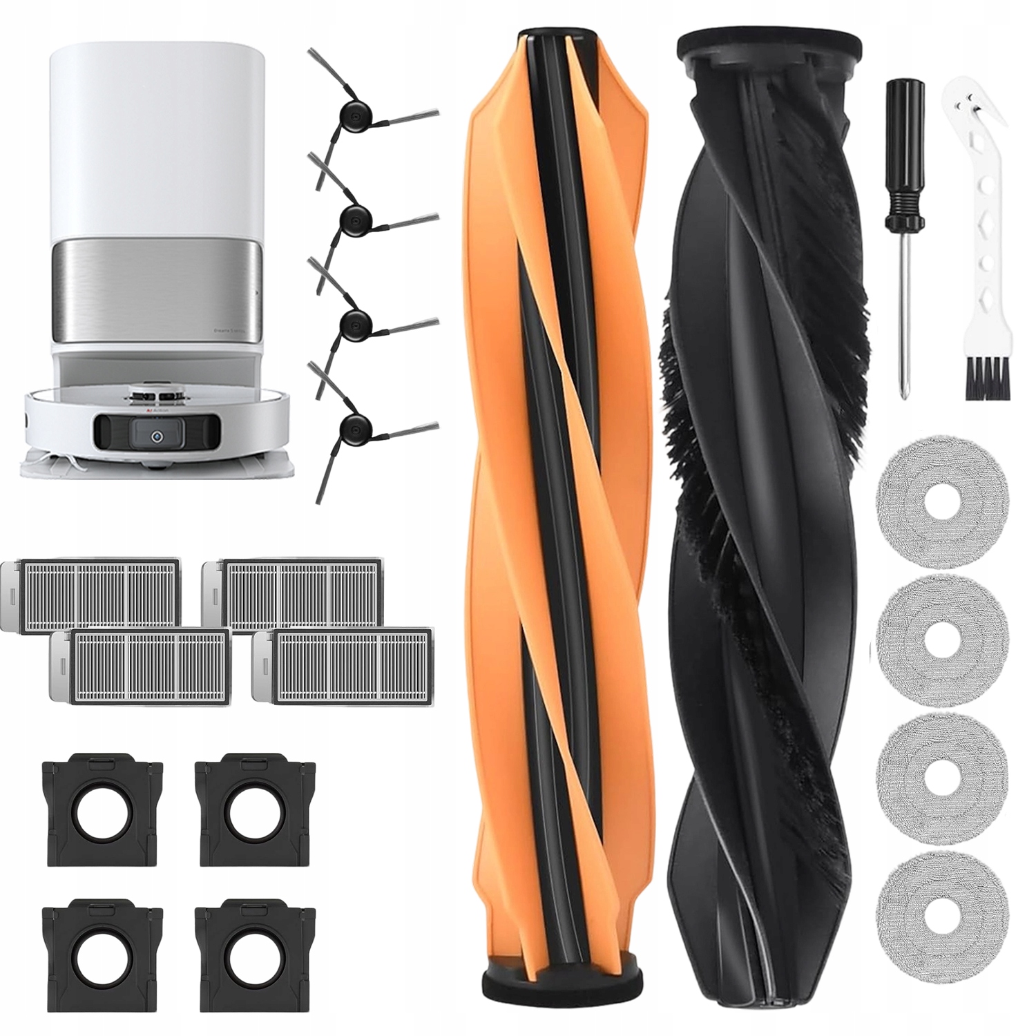 Robotický Vysavač Mova V50 Dreame X50 Ultra Filtry Kartáče Mop Sada