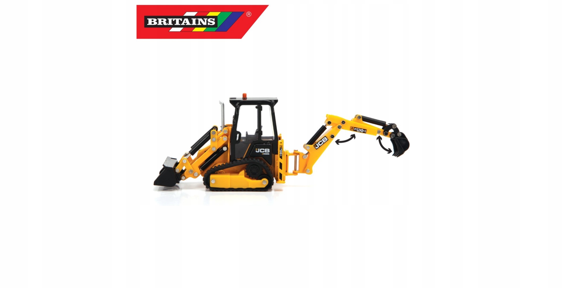 BRITAINS 43264 KOPARKO - ŁADOWARKA JCB 1CXT 1:32 Wiek dziecka 3 lata +
