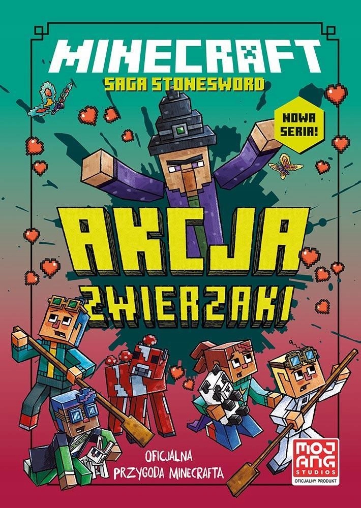 

Minecraft Saga Stonesword T.3 Akcja Zwierzaki