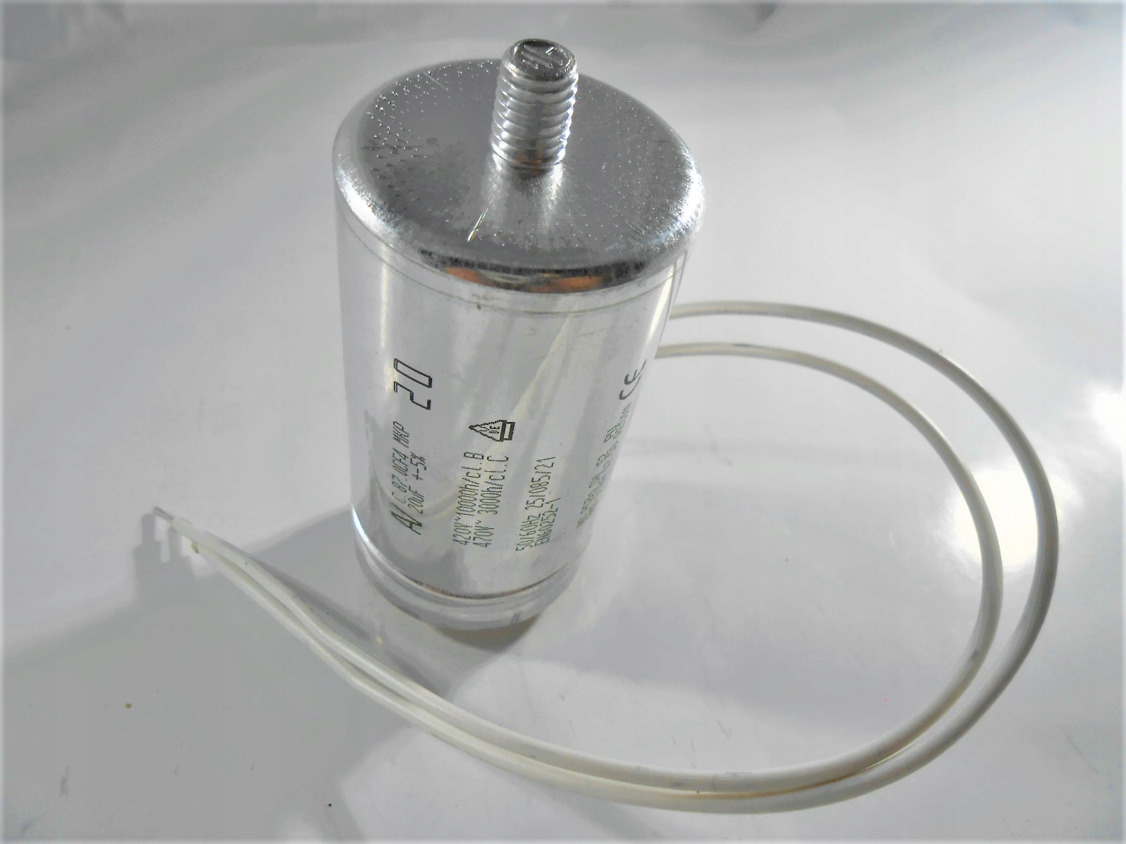 Oryginalny kondensator 20uF CAME 119RIR278 Kod producenta 119RIR278