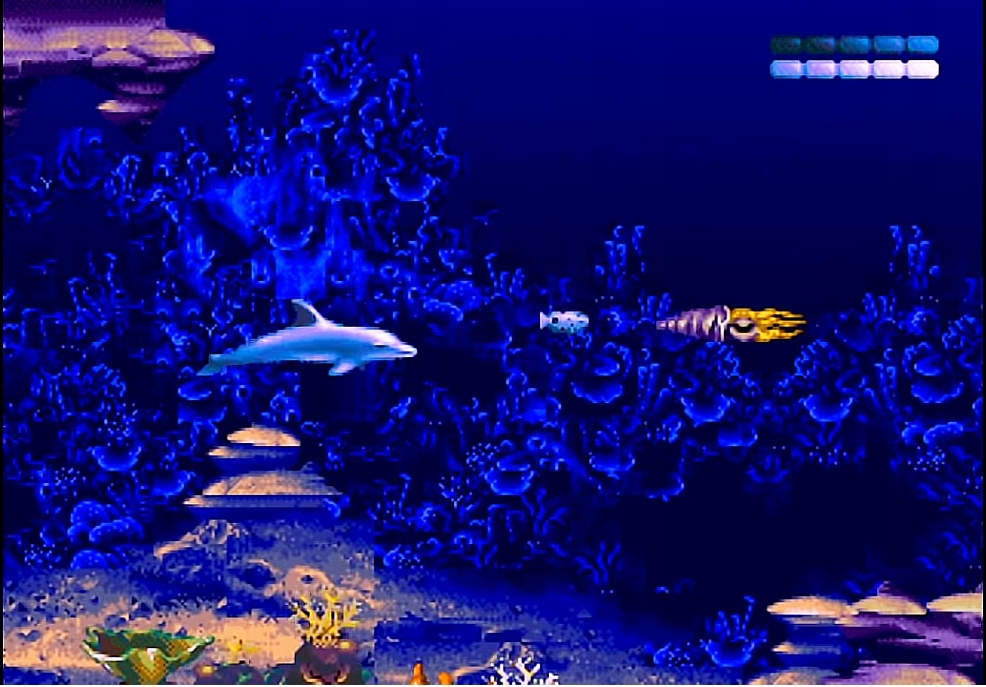 Ecco The Tides of Time - gra na konsole Sega Mega Drive. Producent SEGA
