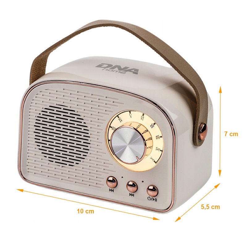 BEZPRZEWODOWY GŁOŚNIK BLUETOOTH PRZENOŚNY RADIO FM USB MP3 KUCHENNE RETRO Radio FM