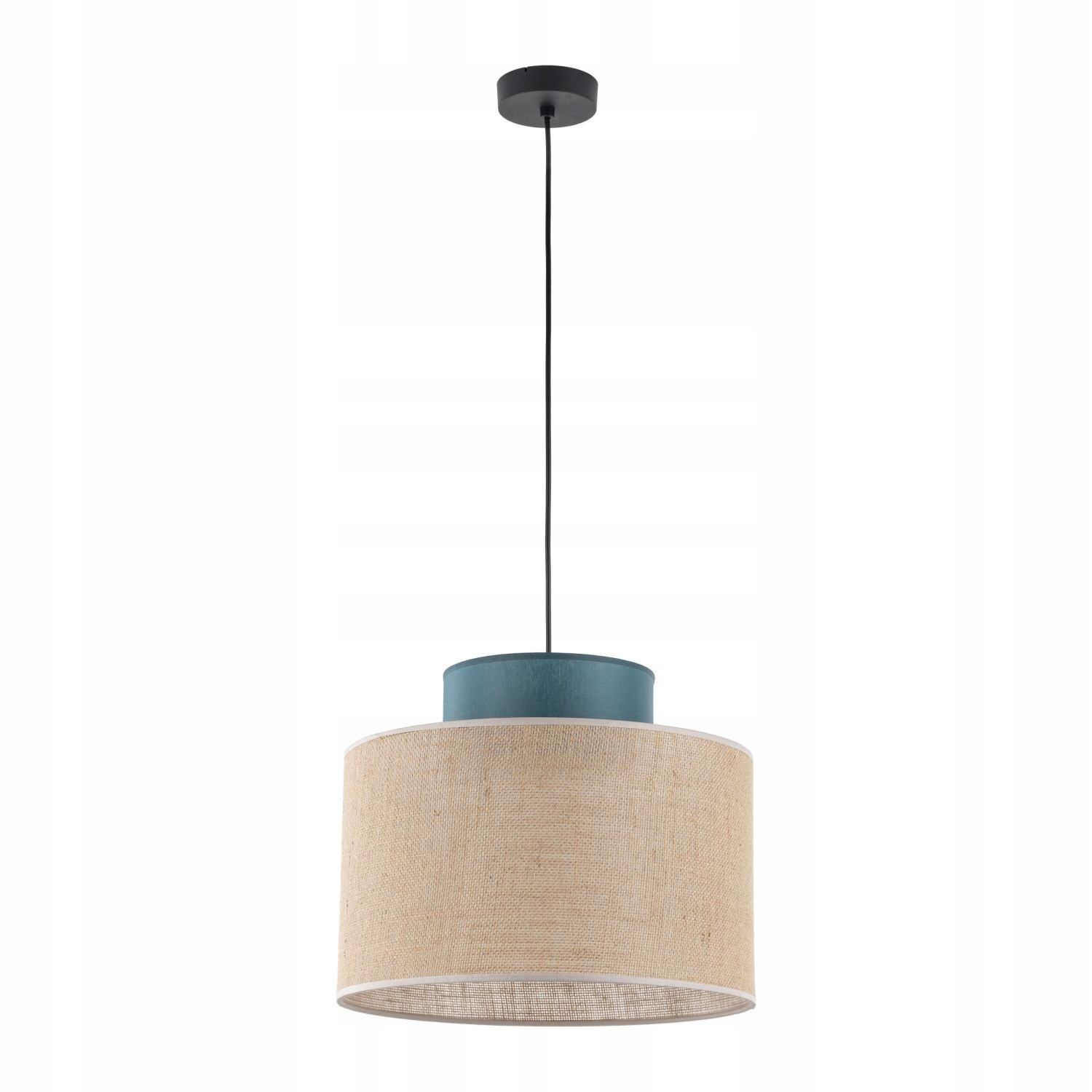 Závěsné svítidlo se stínidlem Duo Juta Green do obývacího pokoje Tk Lighting juta zelená