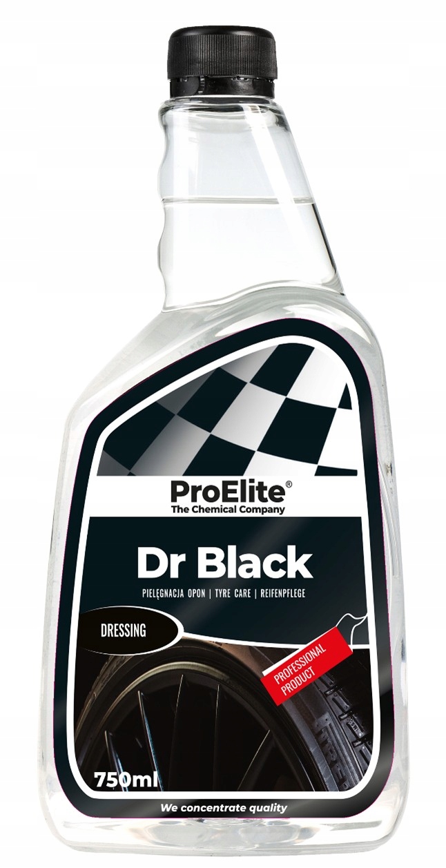 Czernidło do opon ProElite Dr Black 750 ml