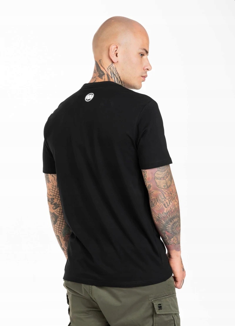 KOSZULKA PIT BULL OLD LOGO REGULAR KLASYK MĘSKA M Dekolt inny