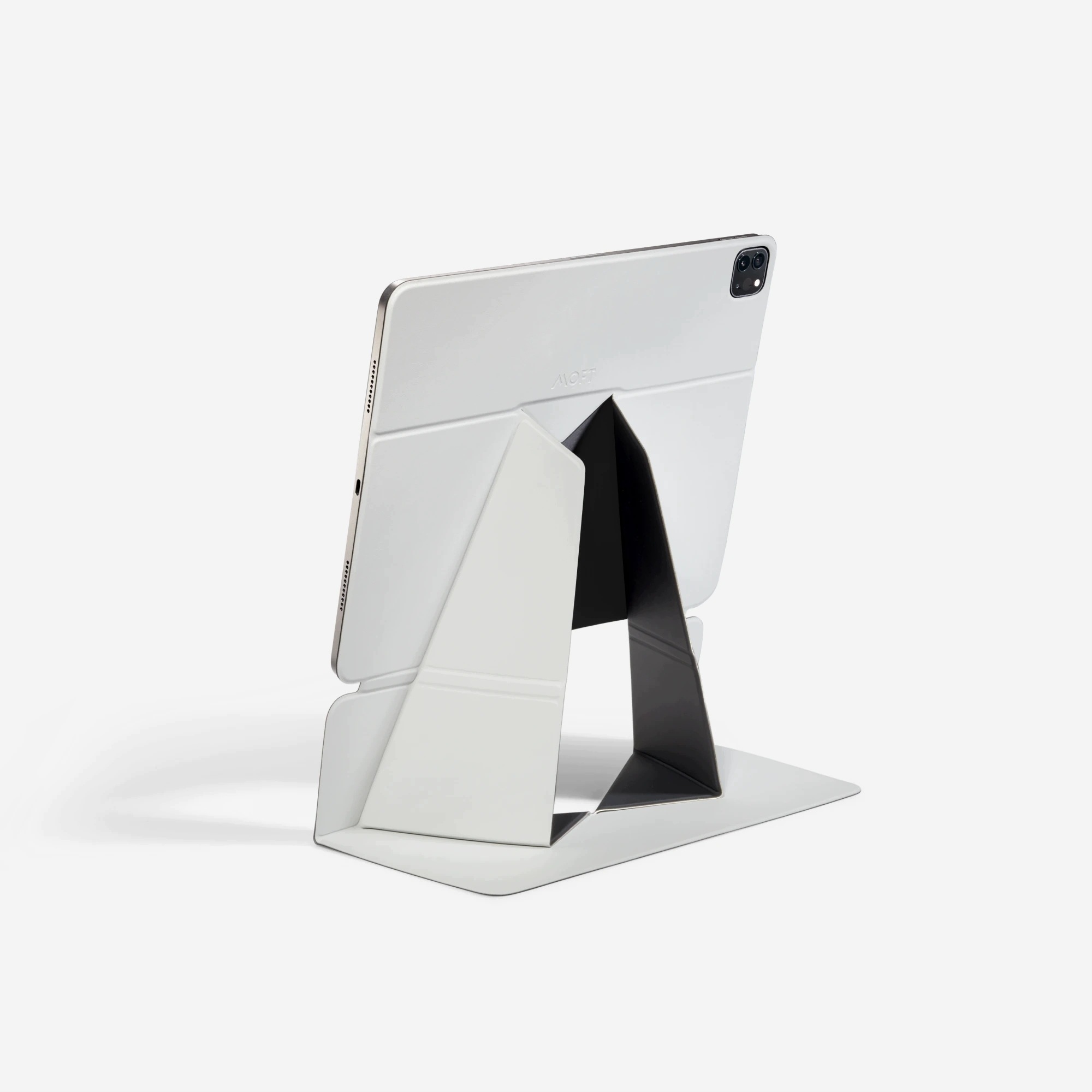 Puzdro na iPad Pro 12.9" (3.-6. gen.) so stojanom, farba: svetlosivá