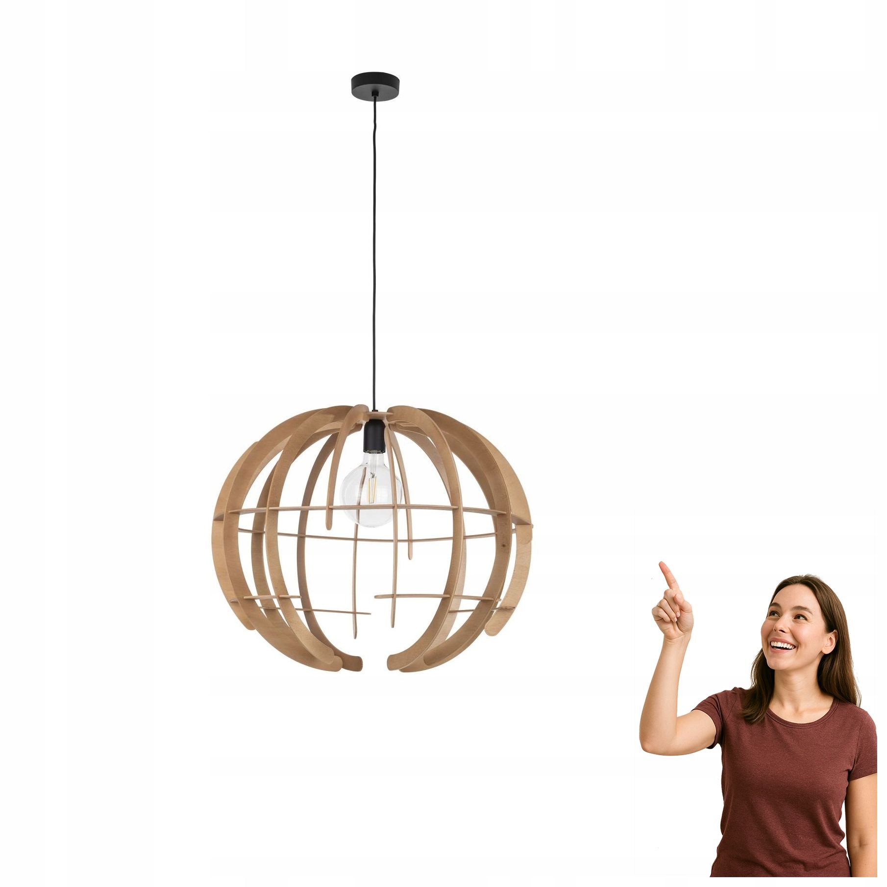 Závesná lampa Venus Wood L 6888 Tk Lighting