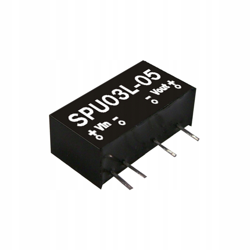 SPU03L-05 Moduł DC/DC 3W 5V±10%/ 5V 0.6A