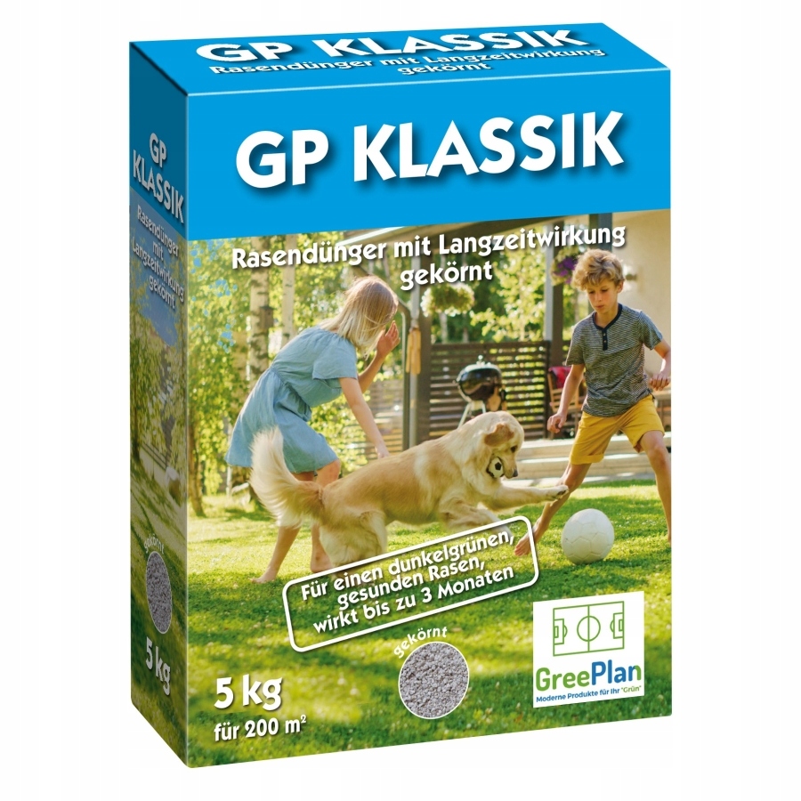 Nawóz do trawnika Całoroczny Gp Klassik długodziałający Greenplan 5 kg