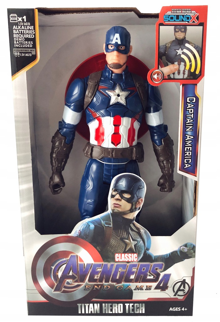 

Kapitan Ameryka Duża Figurka Avengers Dźwięk