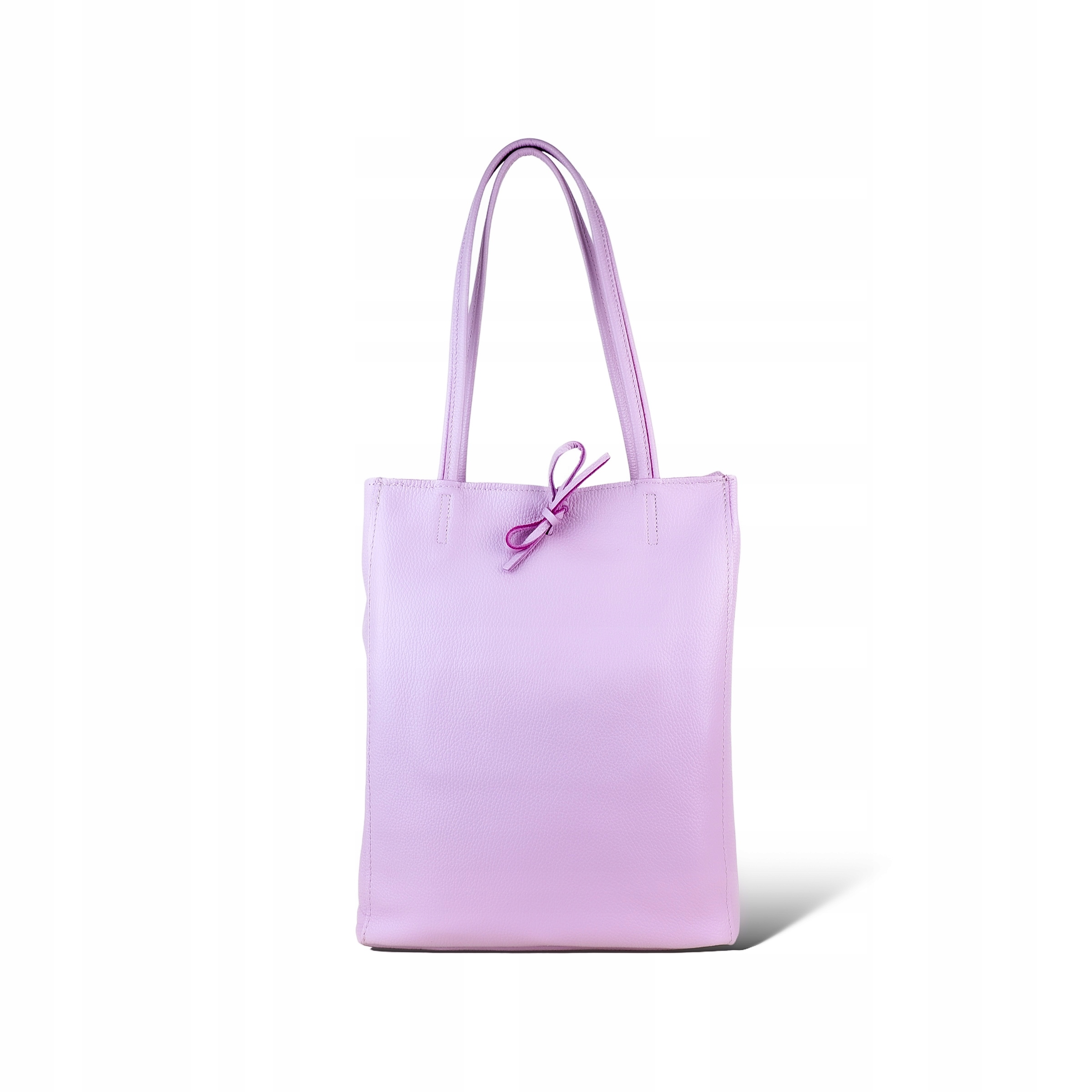 Dámská kabelka z přírodní kůže Eleonora fialová