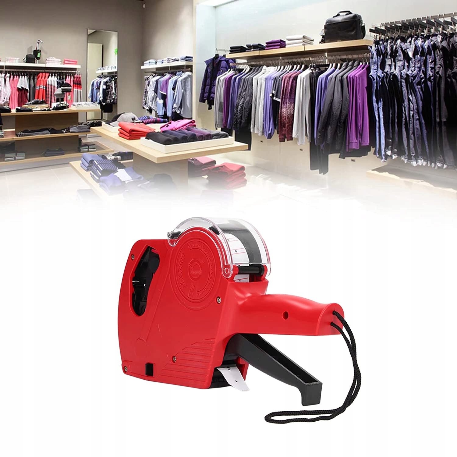 Label Maker 8-cyfrowy pistolet z metkami z wk?adem Szerokość 1 mm