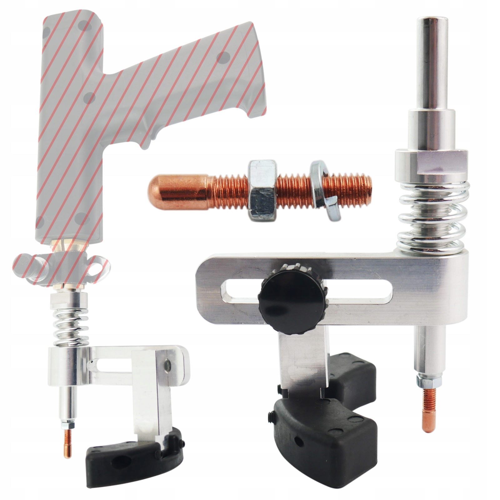 Ruční pulsler h nastavitelné elektrody pro spotter svářečku 2ks Nastavitelný