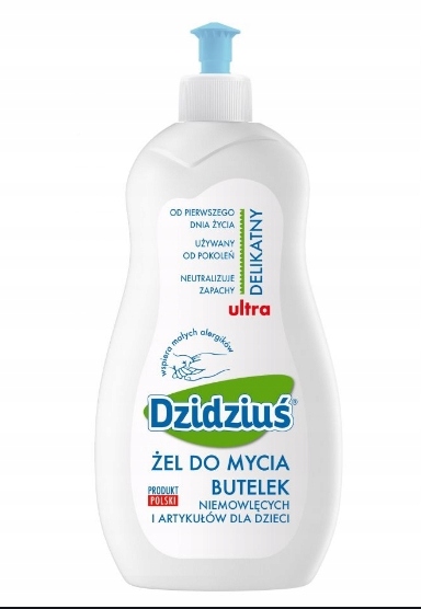

Dzidziuś, Żel do mycia butelek, 500 ml