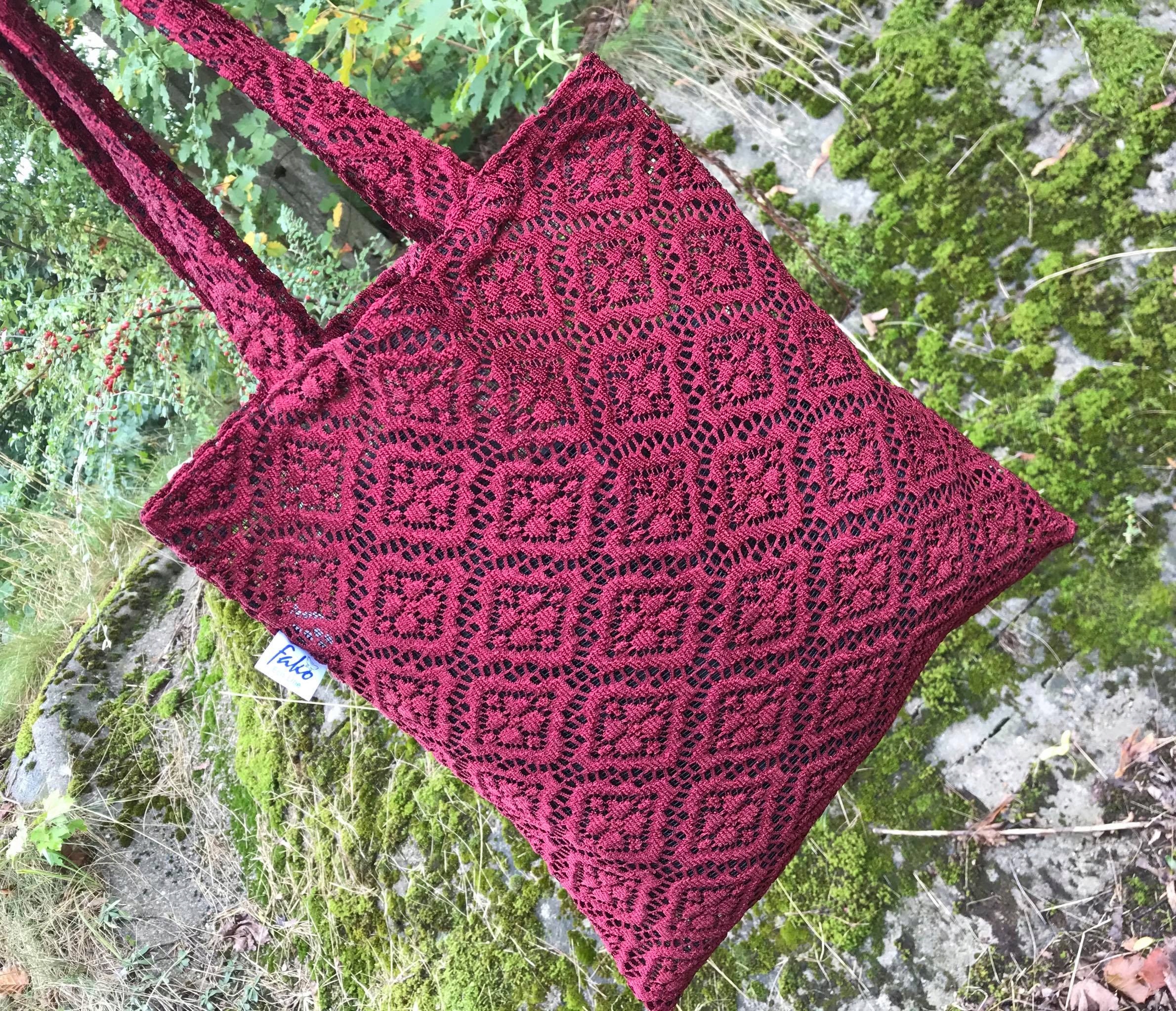 

Torba zakupowa Shoperka kolor: bordo