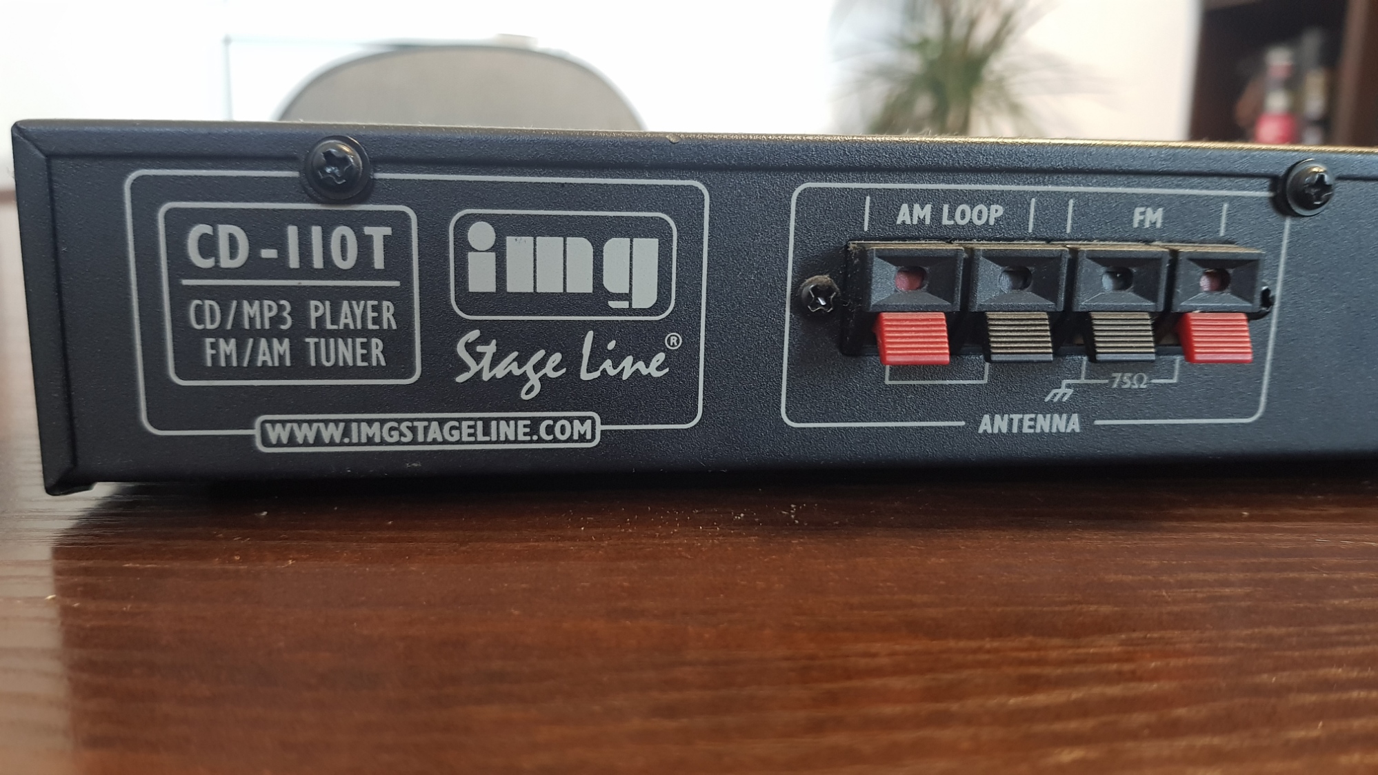IMG Stage Line CD110T odtwarzacz CD MP3 Tuner USB Model CD-110T