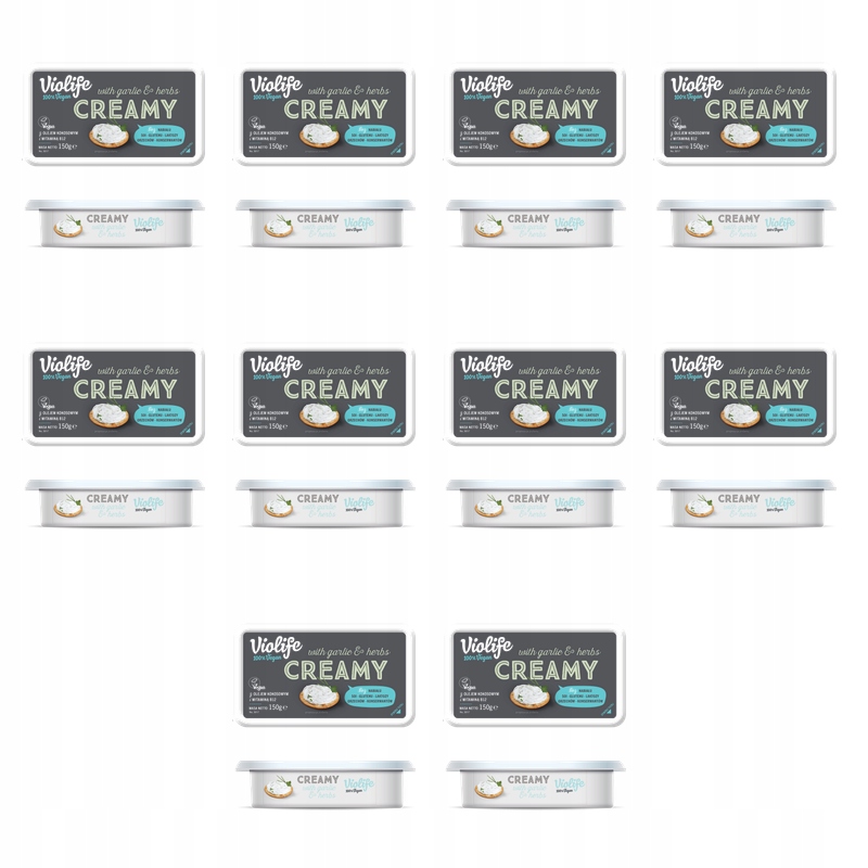 Violife krém s bylinkami a česnekem 9x150 g X10