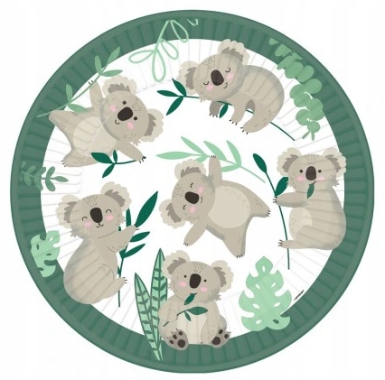 

Talerzyki papierowe Koala 23 cm, 8 szt