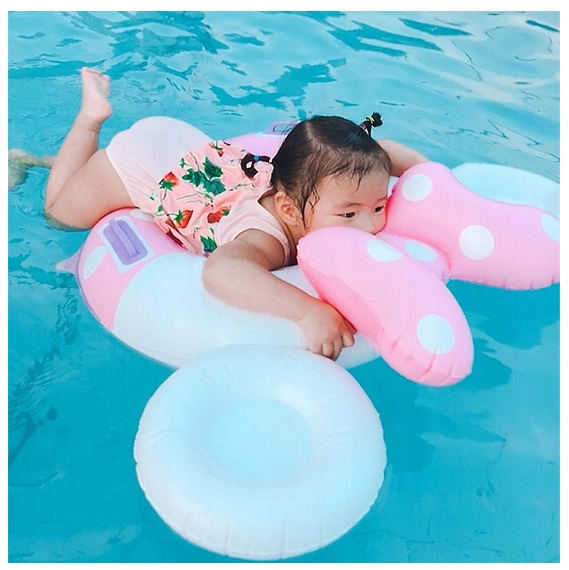 KOŁO DO PŁYWANIA PONTON Z SIEDZISKIEM MAJTKAMI I UCHWYTAMI MYSZKA MIKI MINI Wiek dziecka 9 m +