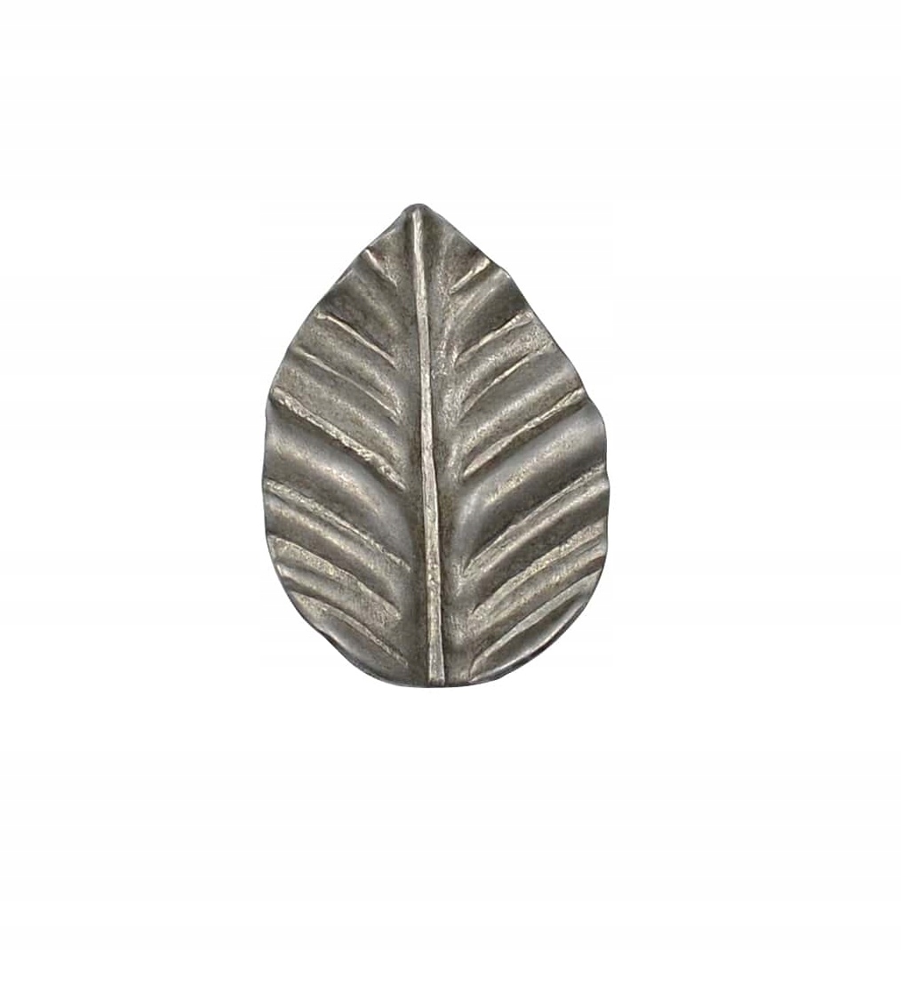 

liść róży średni kuty stalowy 1.37 (51x35mm)10szt