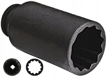 Quatros Klucz Nasadka Udarowa Długa 1/2'' 36mm