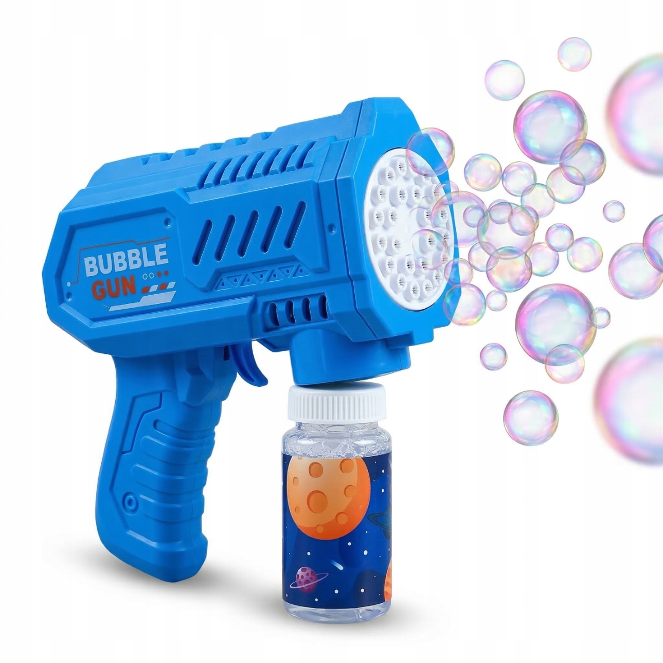 BAŃKI MYDLANE PISTOLET DO BANIEK MASZYNA WYRZUTNIA + PŁYN