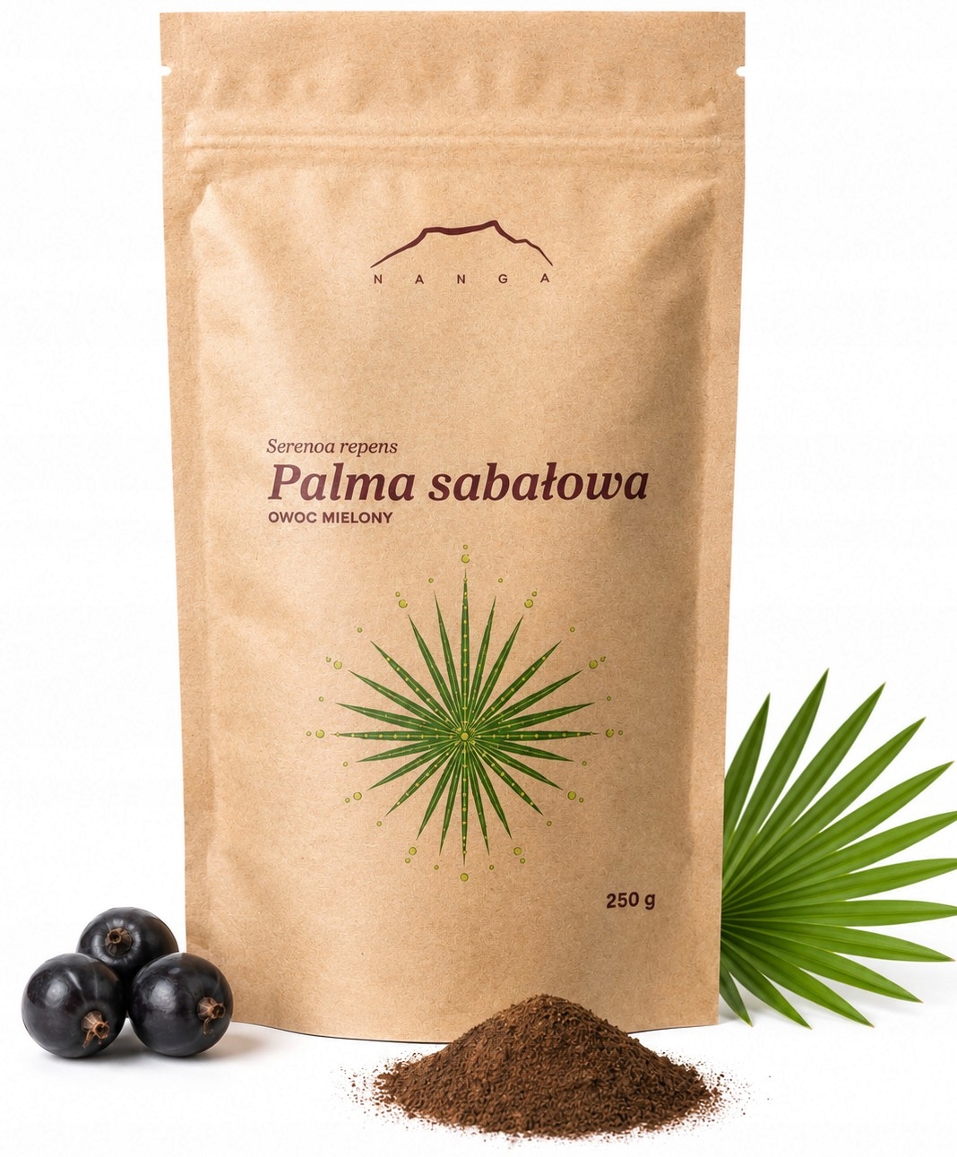 Palma Sabałowa 250g Mielona Układ Moczowy Saw Palmetto Nanga