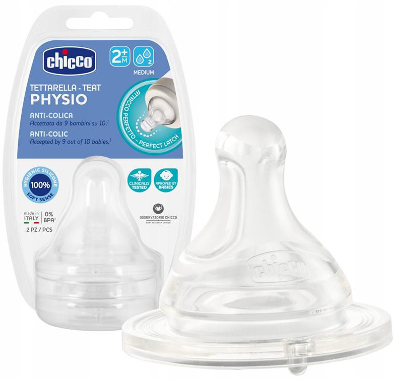 

Chicco Smoczek Do Butelki PERFECT5 Physio 2m+ 2szt