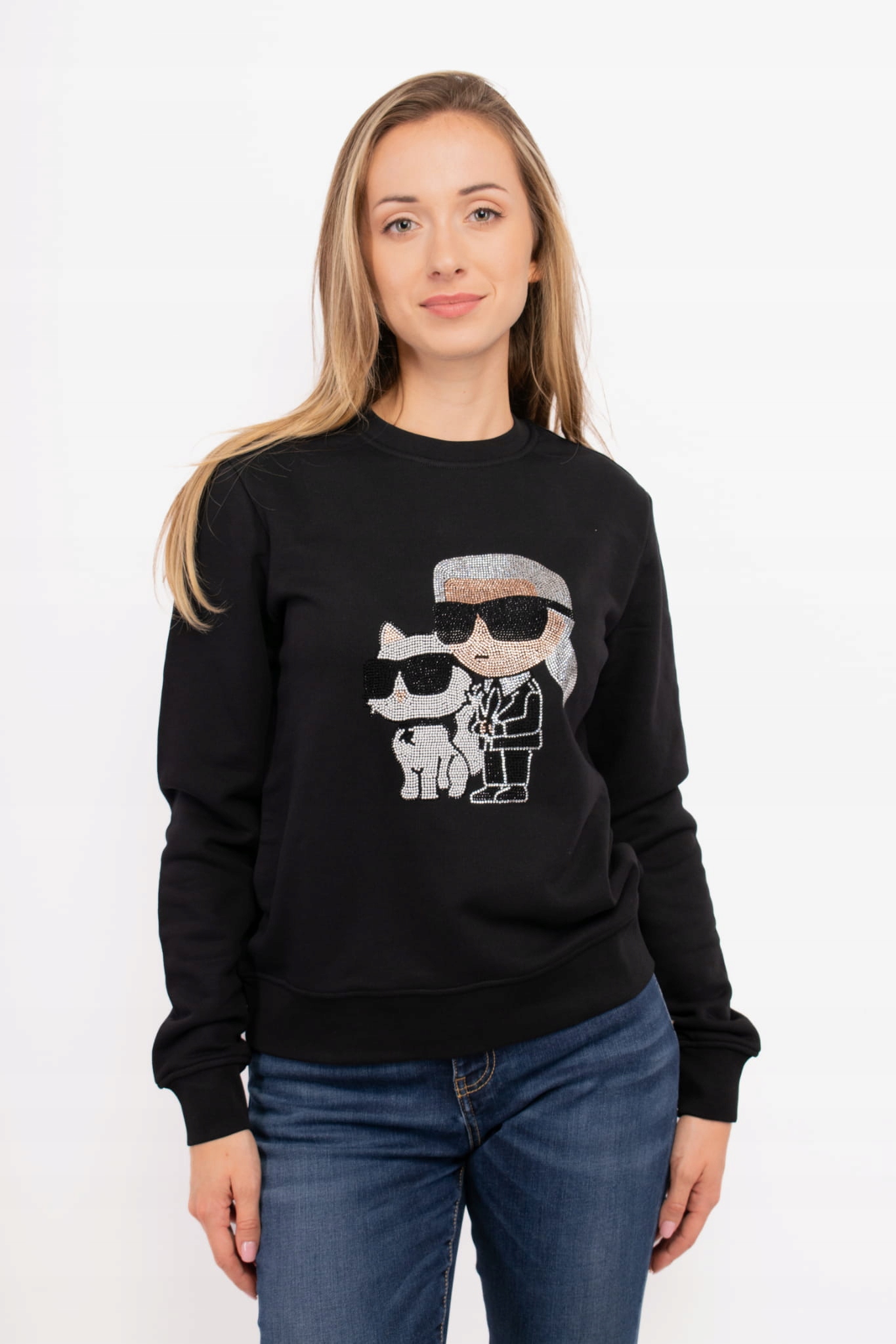 Dámská Mikina Karl Lagerfeld 245W1812 černá Xs
