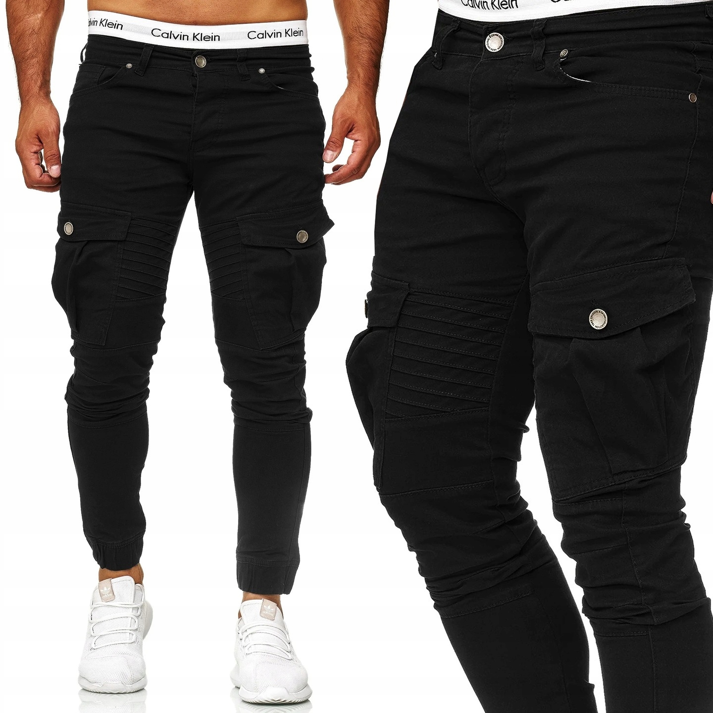 Pánské kalhoty Joggery Kapsáče Slimfit Bavlněné