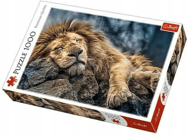 

Puzzle 1000. Śpiący lew. Trefl. 10447