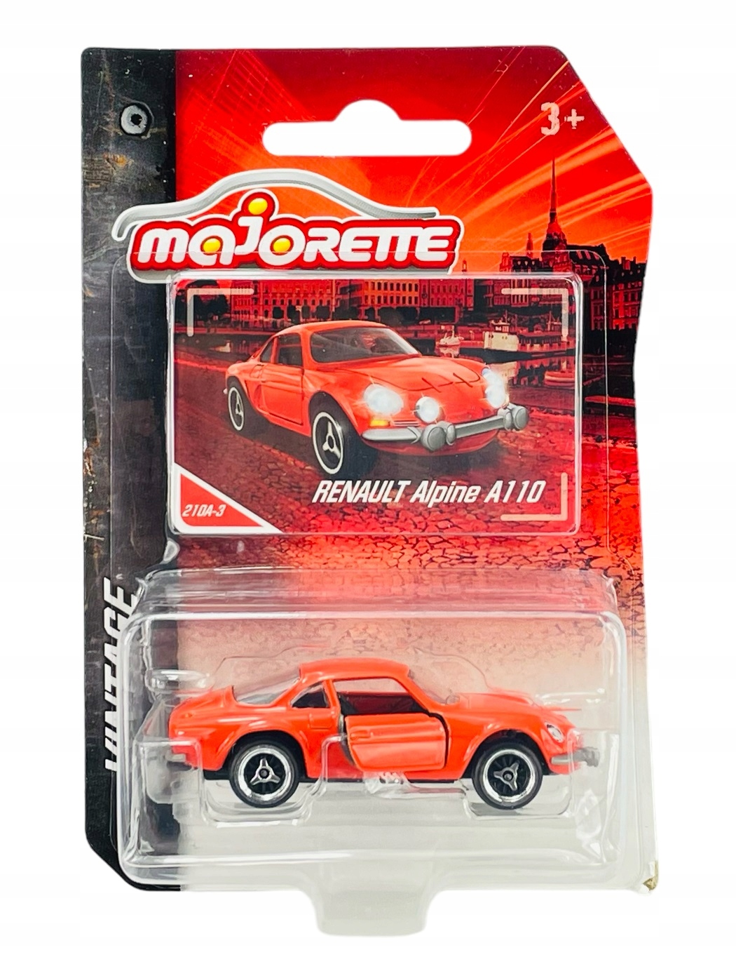 MAJORETTE VINTAGE RENAULT ALPINE A110 POMARAŃCZOWY 1:53 NOWY METALOWY MODEL Model RENAULT ALPINE