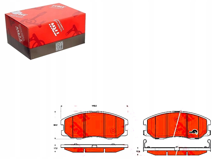 Brzdové Destičky Opel Přední Antara Trw