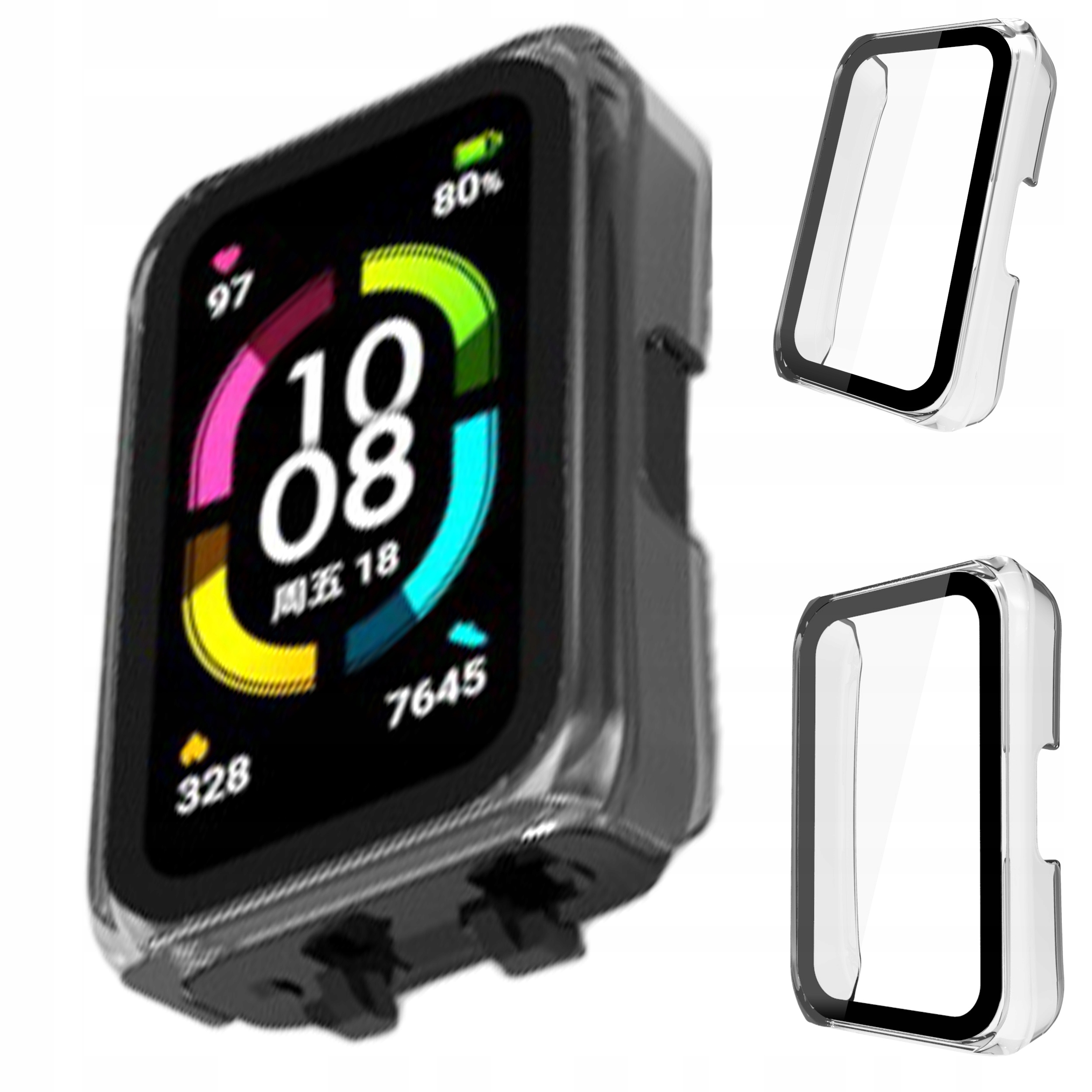 

Etui z szkłem do Huawei Band 6 7