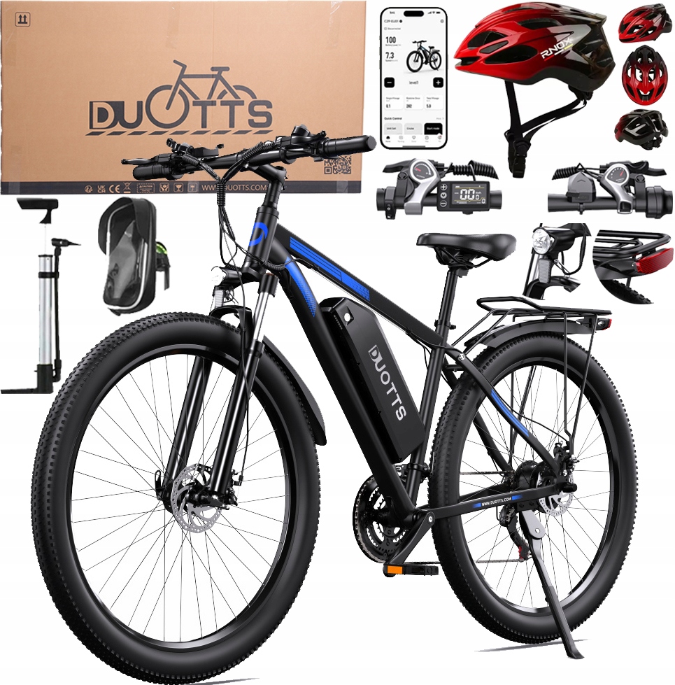 Pojazd Elektryczny Duotts C29 1000W 48V 15AH 55KM/H 100KM S App +Dárek Pl