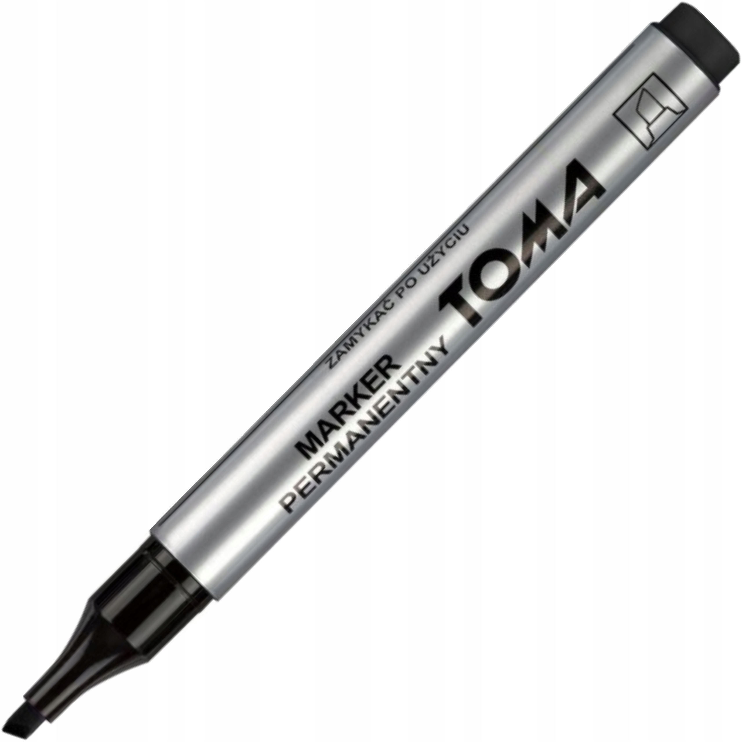 

Marker permanentny Toma TO-091 ścięty czarny