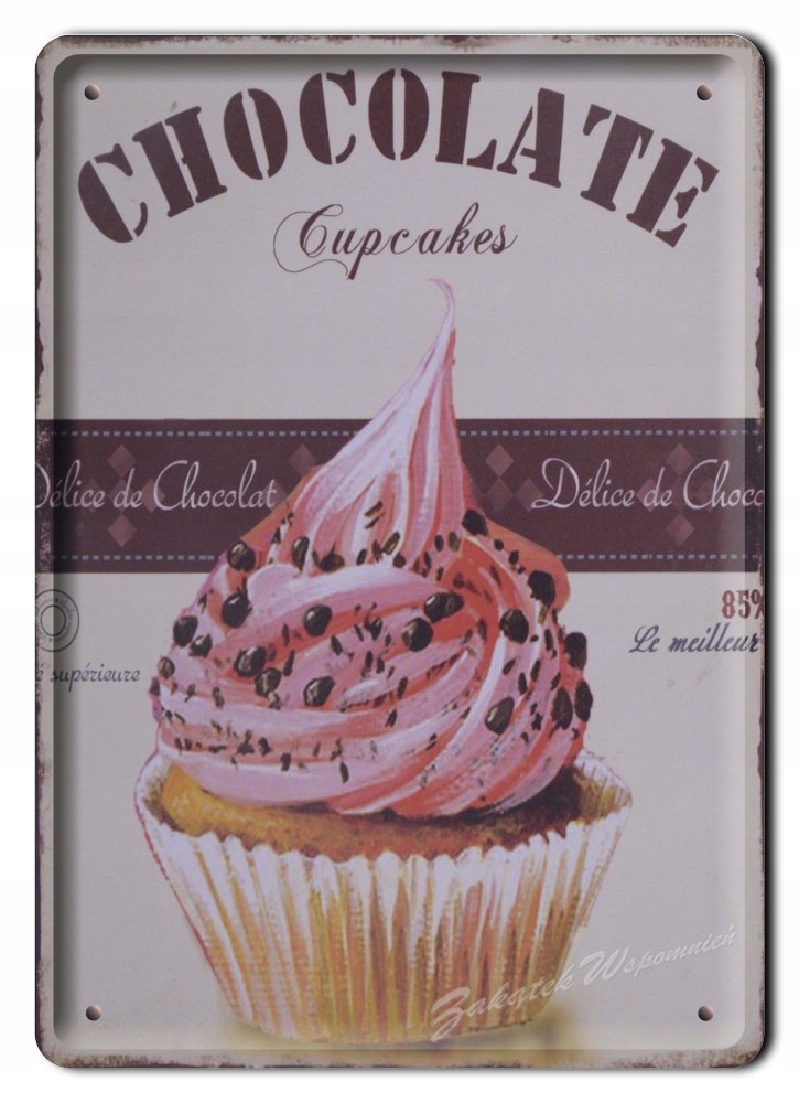 Chocolate Metalowy Szyld Obrazek Plakat #03053
