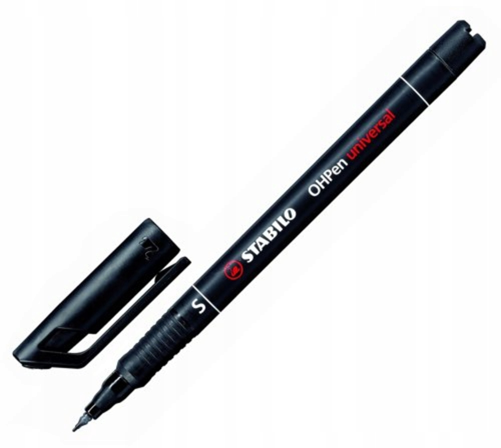 Marker permanentny 0.4mm okr Stabilo CZARNY x 5 Marka Stabilo