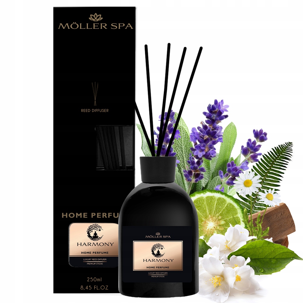 Levně Osvěžovač tyčinek Luxusní vůně Harmony Harmonia pro domácnost 250 ml Velký