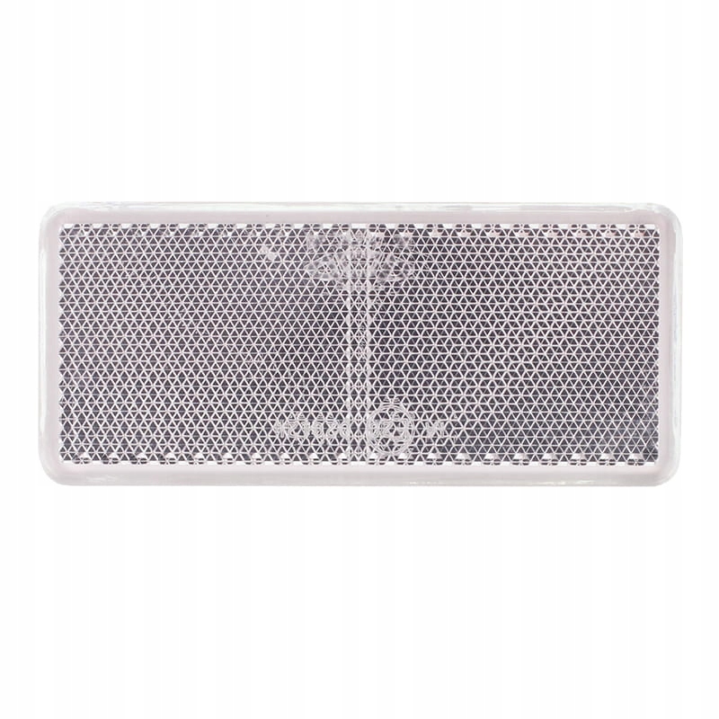 Odblask Prostokątny Przyklejany Biały 90X40Mm DOB35BIAŁY