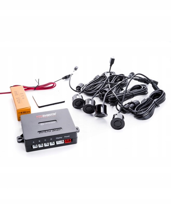 CZUJNIKI PARKOWANIA PARKTRONIC HOMOLOGACJA CZARNE Zasięg ostrzegania 2.5 m