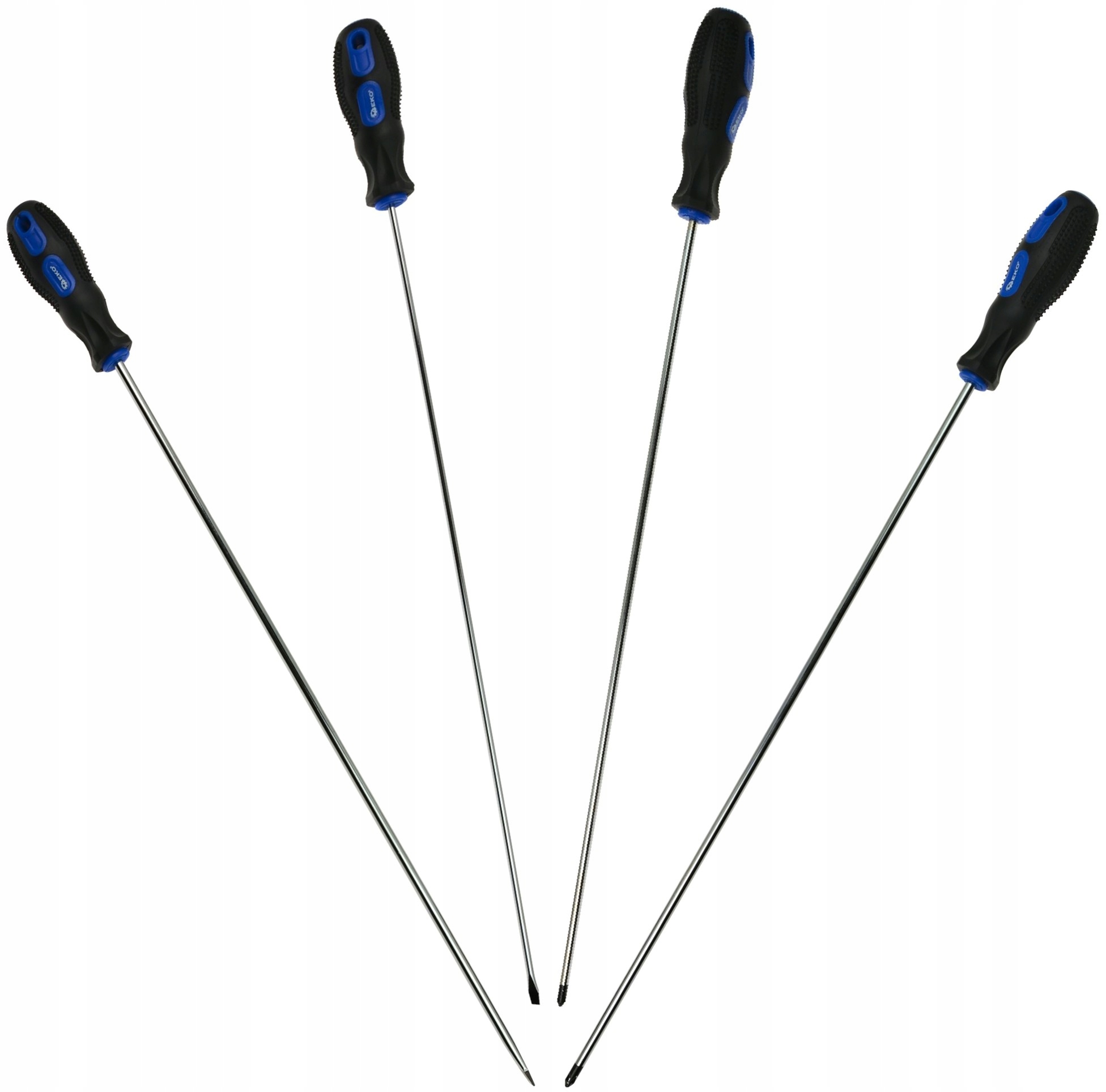 

Zestaw Wkrętaków Śrubokrętów długich 450mm 4szt