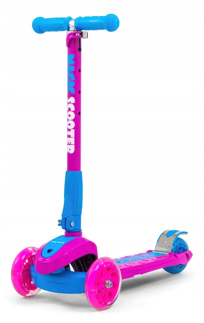 Hulajnoga 3-KOŁOWA dla dzieci Milly Mally Magic Różowo-niebieski