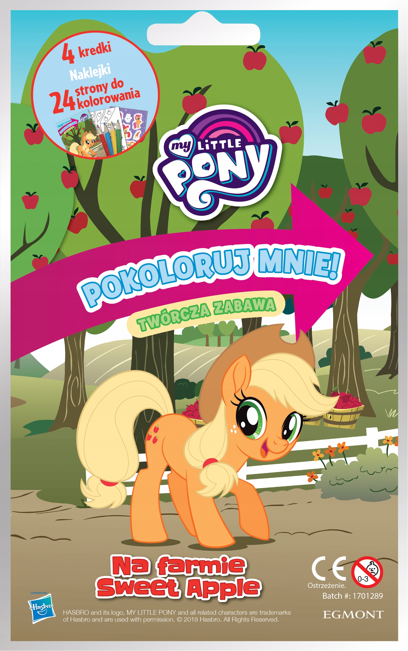

My Little Pony Twórcza zabawa Kolorowanki naklejki
