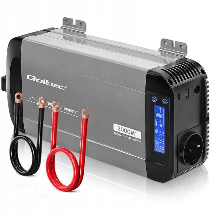Menič napätia 12V na 230V 1000W Usb-c Ms Wave LiFePO4 Agm Gel