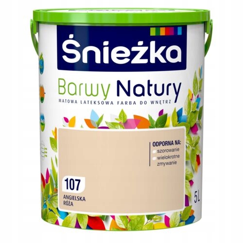 Śnieżka Barwy Natury Angielska Róża 5l