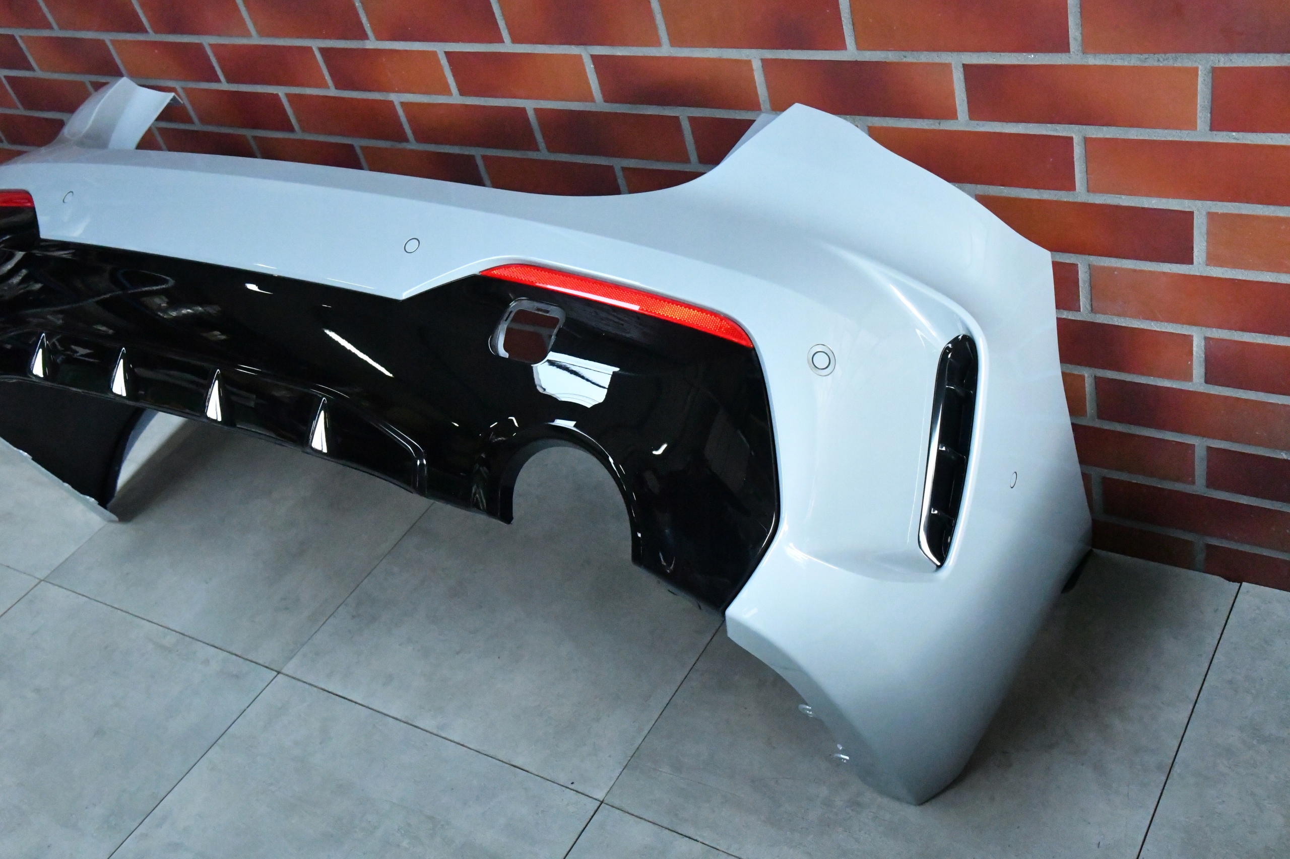bumper rear part rear BMW 4 G22 G23 m-packet BROOKLYN GRAU