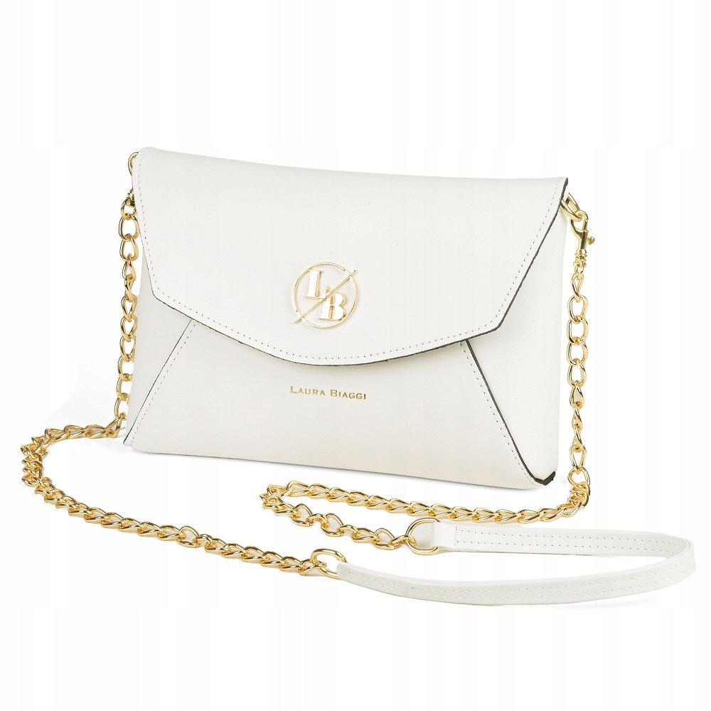 Elegantní Kabelka Psaníčko Večerní Laura Biaggi Bílé